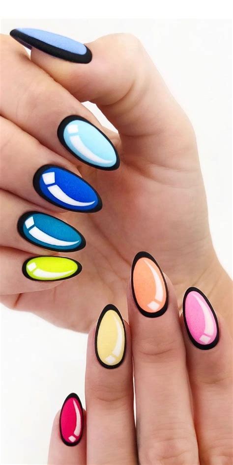 pop art nails